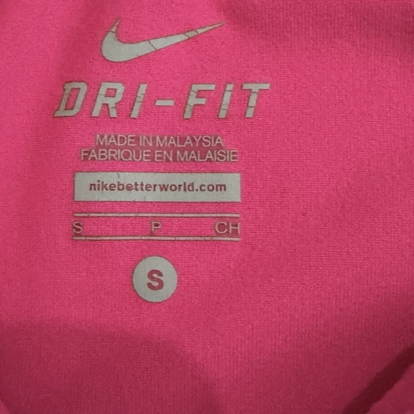 Nike Dri-Fit Element 1/2 Zip Pullover Top Womens Size Small Pink Solid Running - Picture 9 of 12
